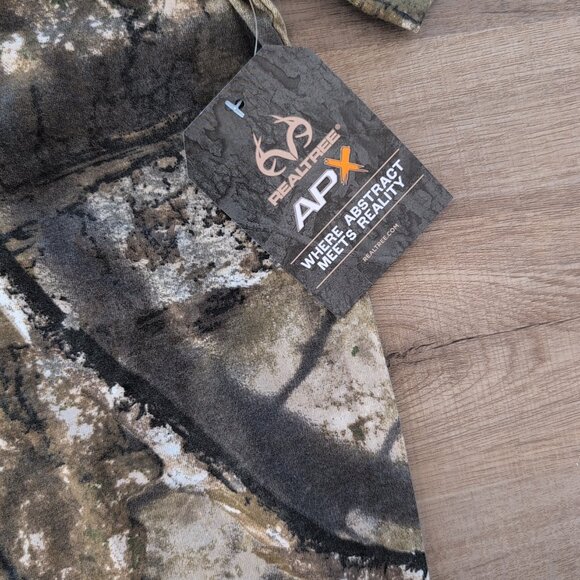 Men's Large Realtree Scent Control Apx Camo Tshirt Camouflage - Picture 4 of 6